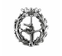 Alylosilver Insignia Profesional de Educación Física Pin para Hombre Mujer en Plata 925 con Caja para Regalo