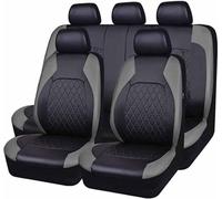 ALYOOP Coche Fundas Asientos para To-yota Hilux Double Cab AN120 AN130 AN10 2023-2025, Juegos De Cubreasientos Cuero PU Funda De Asiento Impermeables Protector Accesorios,A/9pcs Set Grey