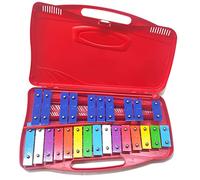 Alysée - MT25-CR-RD - Metalófono infantil 25 notas de colores - estuche rojo