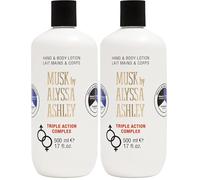 Alyssa Ashley MUSK Hand & Body Lotion 500 ml (Paquete de 2)