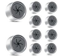Alyvisun 10 Piezas Colgador Toalla Baño Adhesivo, Colgador Trapos Cocina Redondos de ABS, Toallero Adhesivo Baño Fuerte sin Taladro, Ganchos para Toallas de Pared