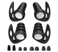 Alyvisun 2 Pares Tapones Oidos Cancelacion de Ruido con Estuches de Almacenamiento, Antironquidos Tapones para Dormir de Silicona y Espuma en Diferentes Tamaños, Ear Plugs for Sleeping, Max 25dB