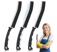 Alyvisun Cepillo Limpieza Grietas 3 Piezas, Hogar de Ranura Cepillo Juntas Limpieza Hogar para Limpiar Grietas y Espacios Angostos en Pisos y Azulejos