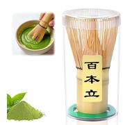 Alyvisun Chasen Bambú Matcha con 76 Púas, Batidor Matcha Tradicional Hecho a Mano, Classic Matcha Whisks para un Matcha Suave y Espumoso, Ideal para la Ceremonia del Té