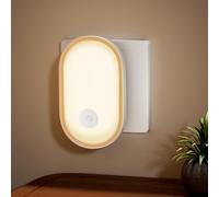 Alyvisun Luz Nocturna Infantil, Luz Nocturna Enchufe con Sensor de Crepúsculo y Brillo Ajustable, ON/OFF/AUTO Modos, Luz Bebe Nocturna para Dormitorios, Pasillo, Cocina, Escaleras (Y2)