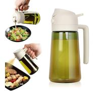 Alyxen 470 ml Spray Aceite Cocina y Dispensadora, Aceitera Spray Pulverizador con Scuro Protezione Dalla Luce, Dispensador de Aceite con Cepillo, Aceitera Antigoteo para Cocinar Barbacoa Ensalada