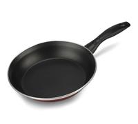 ALZA Akai - Sartén Roja de 24 cm, Acero Vitrificado, Antiadherente Bicapa, Todo Tipo de Cocinas Incluido Inducción y Lavavajillas, Libre de PFOA