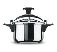 ALZA Melisa - Olla Express Tradicional Rápida, 4L, Acero Inoxidable 18/10, Cierre Progresivo, Todas Las Cocinas, Inducción, Base Sandwich