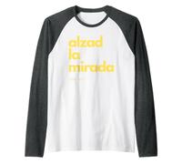 Alzad La Mirada Cristiana Católica Fe Esperanza Camiseta Manga Raglan