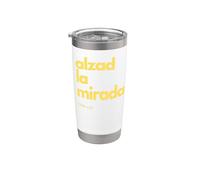 Alzad La Mirada Cristiana Católica Fe Esperanza Vaso térmico de acero inoxidable de doble pared