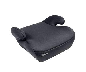 Alzador Coche i-Size 125-150 cm Grupo 3 (6-12 años), Ligero 1 kg, Elevador Infantil con Cinturón - Asalvo SmartSafe Gris