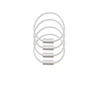 Alzapaños Cortinas Paquete de 2 alzapaños de cortina magnéticos fuertes, alzapaños decorativos elegantes for exteriores, cuerda for cortinas y ventanas(White)