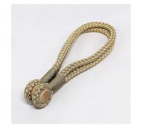 Alzapaños de cortina, 4 Uds., sujeción magnética for, soporte for, Clip, correa cuerda, alzapaños con hebilla(Beige)