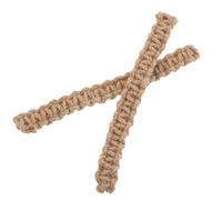 Alzapaños de Cortina Trenzados 2 Piezas Algodón Lino Estilo Nórdico