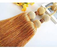 Alzapaños de cuerda para cortinas con borlas 1 bola colgante for cortina, gancho for, correa de amarre, borla, hebilla for decoración del hogar, color rojo, China(Orange)