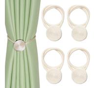 Alzapaños Decorativos para Cortinas, 2 Piezas de Abrazaderas Cortina Estilo Simple, Clips for decoración del hogar, Sujetadores Cuerda Tejida for Soporte Ventana(Pink)