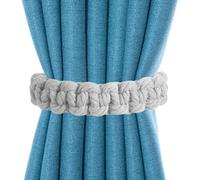 Alzapaños decorativos para cortinas - alzapaños trenzados para cortinas, cierre de alzapaños de ventana | Clips de alzapaños para decoración de ventanas, soportes de cinta de cortina decorativos