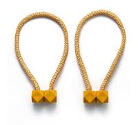 Alzapaños Decorativos para Cortinas, Lazos for Cortinas con Bolas, Cuerdas for Colgar, Sujetadores, Hebillas, Barras for Accesorios, Ganchos for, Decoraciones for el hogar(Orange,2PCS)