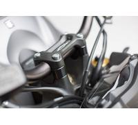 Alzas de manillar SW Motech de 20 mm en negro para SUZUKI GSX-S 1000 16-26 | KATANA 19-21