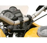 Alzas de manillar SW Motech de 30 mm en negro para BMW R 1200 GS 04-07 | BMW R 1200 GS ADVENTURE 05-13 | YAMAHA F 800 GS ADVENTURE 13-18