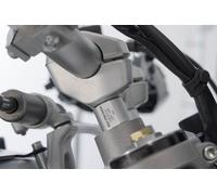 Alzas elevadoras de manillar SW Motech en plata para DUCATI DESERT X 950 22-25