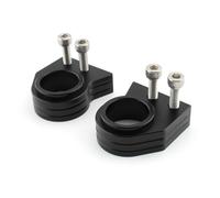 Alzas Manillar Abrazadera Espaciadora Aluminio Negra Para Manillar Motocicleta Elevador Manillar 20 Mm Para ZZR-400 Para ZZR-600 Para ZZR 600 1990-2008