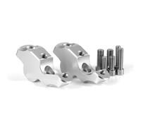 alzas Manillar Compatible Con Para K 1600 B Accesorios Elevadores Manillar Motocicleta Con Clips Aumentan Movimiento Hacia Manillar Soporte Abrazadera Elevador(Silver)