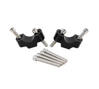 alzas Manillar Compatible Con Para S1000XR 2020 2021 Elevadores Manillar Extensiones Manillar Estándar Diseño Cambio Trasero Kit Abrazadera Soporte Elevador(Black)