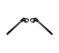 alzas Manillar Compatible Con Yamaha Para FZR 400 600CC 1989-1996 7 8 Pulgadas Vástago Manillar Motocicleta Accesorios Motocicleta Extensor Clip Montaje Cuentagotas(Black)