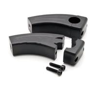 Alzas Manillar Compatible Con Yamaha Para Road Para Star 1600 1700 Para Silverado Elevador De Manillar Fijo De 25 Mm Para Abrazaderas De Asiento Elevadores De Manillar(Black14 CM suit)