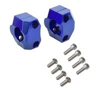 Alzas Manillar Elevador De Manillar De Motocicleta De 28 Mm Abrazadera Montaje Para Adaptador De Montaje Universal De Motocicleta Actualización De Piezas Modificadas Accesorios(Blue)