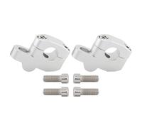 Alzas Manillar Elevador De Manillar Universal Para Motocicleta De 22 Mm 25 Mm 28 Mm Abrazadera De Elevación Para Motocross Piezas Modificadas Para Actualización De Pit Bike(Silver,28MM)