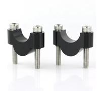 Alzas Manillar Elevador Manillar Aluminio 22 mm y 7/8" para CBF1000 CBF500 CBF600/1000 CBX650 CB1300 SLR 650 CB250F para Hornet 250 CB900F Abrazadera Manillar Motocicleta(Black Riser 20mm)