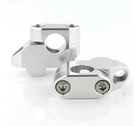 Alzas Manillar Elevadores Manillar 22 mm y 7/8" para para R1200R, F800S para F800ST para R1150R G310R para R1150R Abrazadera Manillar Motocicleta(Plata)