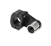 Alzas Manillar Motocicleta Abrazaderas Barra Universales para Motocicleta 22 Mm 28 Manillar Elevado Elevadores Accesorios Abrazadera Elevadora Montaje(Black 1 PCS)