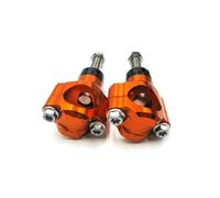 Alzas Manillar Motocicleta Elevadores De Manillar 1 1/8" (28 Mm) para Motocicletas para Suzuki para Cross para Enduro con Abrazadera Montaje(M-12 Orange)