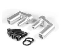 Alzas Manillar Motocicleta para B&MW para R1250RT para R1200RT Barra De Manillar Adaptador Extensión Arrastre Elevadores Barra Accesorios Motocicleta Abrazadera Elevadora Manubrio Riser(Plata)