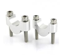 Alzas Manillar Motocicleta para BMW G310R para G310GS para F650GS F650 F800S para F800ST para R1100GS R1200R para R1150GS para R850GS Elevadores Manillar 22mm 7/8" (Tamaño : Silver Riser 20mm)