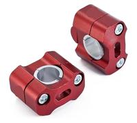 Alzas Manillar Motocicleta para CRF300L para CRF250L para CRF 230 450L para CRF250F 250 450 Adaptador Elevadores Manillar Elevadores De Barra Manillar De Motocicleta Todoterreno Manubrio Riser(Rojo)