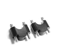 Alzas Manillar Motocicleta para Loncin para VOGE 300AC 300DS 500R 500AC 500DS 500DSX 650DS Elevador De Manillar Motocicleta Abrazadera Arrastre Adaptador Extensor(Heighten-Black)