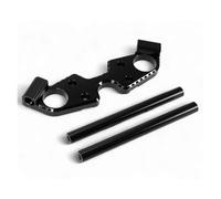 Alzas Manillar Motocicleta para Suzuki para Hayabusa GSXR1300 Gen3 2021-2025 CNC Racing Motorcycle Triple Clamp Upper Fork Holder Panel Aluminum Alloy Handlebar(Negro)