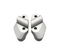 Alzas Manillar para Ducati para Multistrada950 para Multistrada 950 1200 S 2017-montaje Abrazadera Barra Elevadora Manillar Motocicleta Elevadores Manillar Motocicleta(Plata)