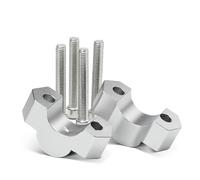 Alzas Manillar para para F900GS Adventure 2023 - Adaptador extensión Abrazadera para elevadores Manillar Motocicleta, Elevador manija Abrazadera Manillar Motocicleta(Plata)