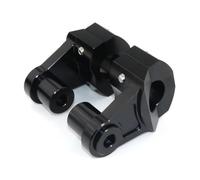 Alzas Manillar para Royal para Enfield para Super para Meteor 650 2022-2024 Manillar Motocicleta 25,4mm Abrazaderas Montaje Barra Gruesa Elevadores Elevadores Manillar Motocicleta(Negro)