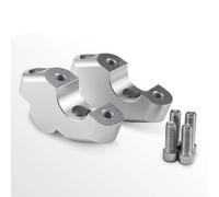 Alzas Manillar para S1000XR (2019-2023) Elevador Manillar, Accesorio, Ajuste Altura Manillar, Elevador Manillar de Motocicleta Abrazadera Manillar Motocicleta(Plata)