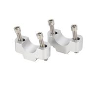 Alzas Manillar Para S1000XR 2020 2021 Negro Para Plata Elevador De Manillar De Motocicleta Abrazadera De Manillar Extensión Adaptador Piezas Montaje Abrazadera De Manillar Accesorios(Silver)