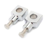 Alzas Manillar Para VTX 1300 C Para Tourer Para Valkyrie Para Standard Para Tourer Kit De Abrazadera De Soporte Elevador Manillar 22 Mm 25 Mm Abrazadera Fija Elevación De Motocicleta(Silver,25MM)