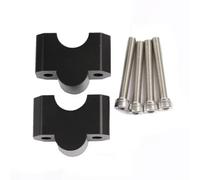 Alzas Manillar para ZONTES 703F para ZT703 para ZT703F 2024 2025 Montaje Elevador Manillar Abrazadera Manillar Adaptador extensión elevación Abrazadera Manillar Motocicleta(A Just Height-Black)