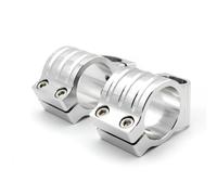 Alzas Manillar Tubo Horquilla Motocicleta Universal Cromado 30 31 32 33 35 36 37 38 39 40 41 42 43 44 45 46 48 50 51 52 53 54 55 Mm Cabezal Elevador Manillar Con Clip 7/8" Motocicleta(32mm)