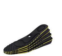 Alzas para el calzado Plantilla for aumento de altura con masaje magnético, plantilla soporte for arco invisible, 2/3/4/5cm(Height 5CM)